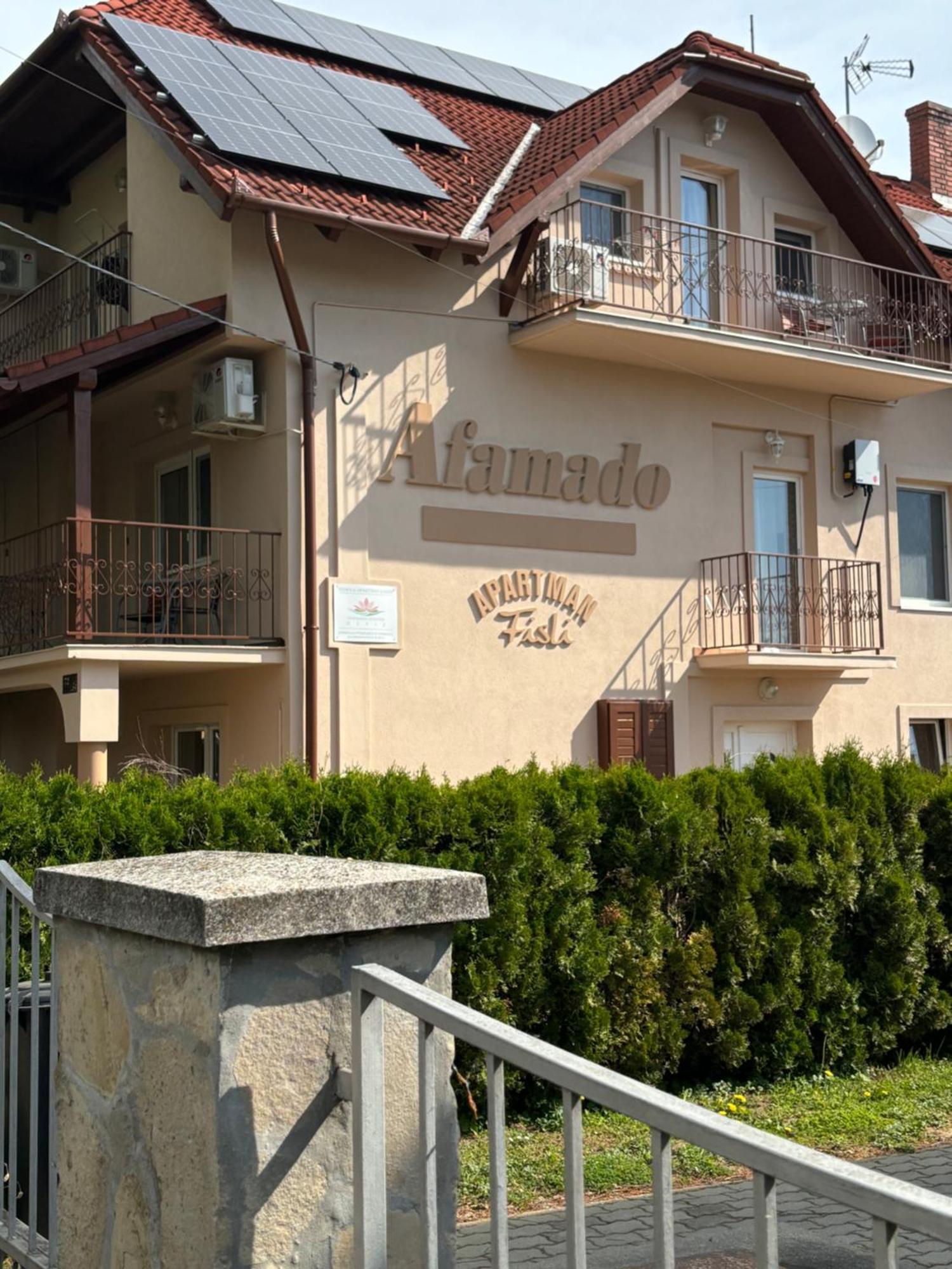 Afamado Apartman Fisli Heviz Exterior photo
